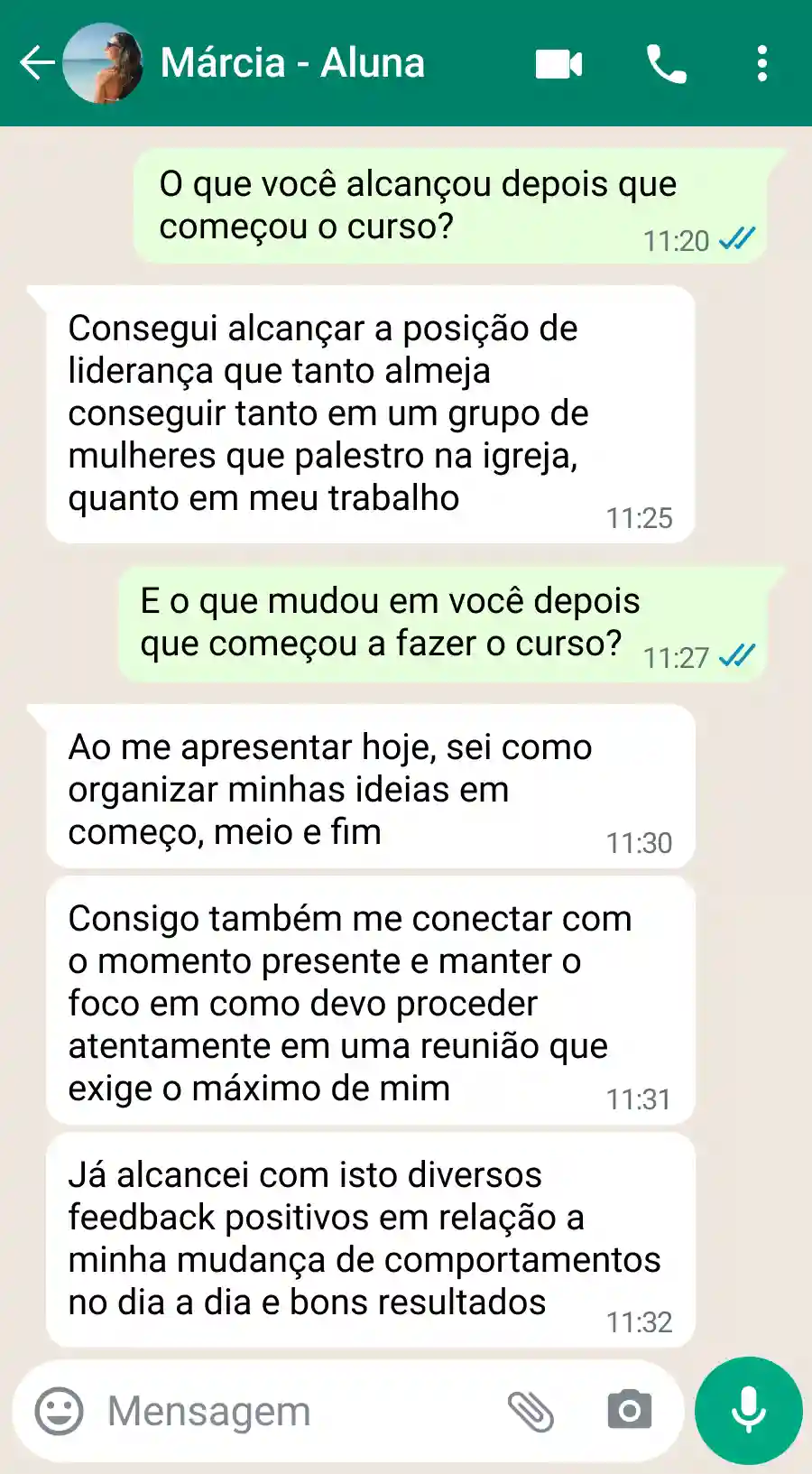 Depoimento Márcia