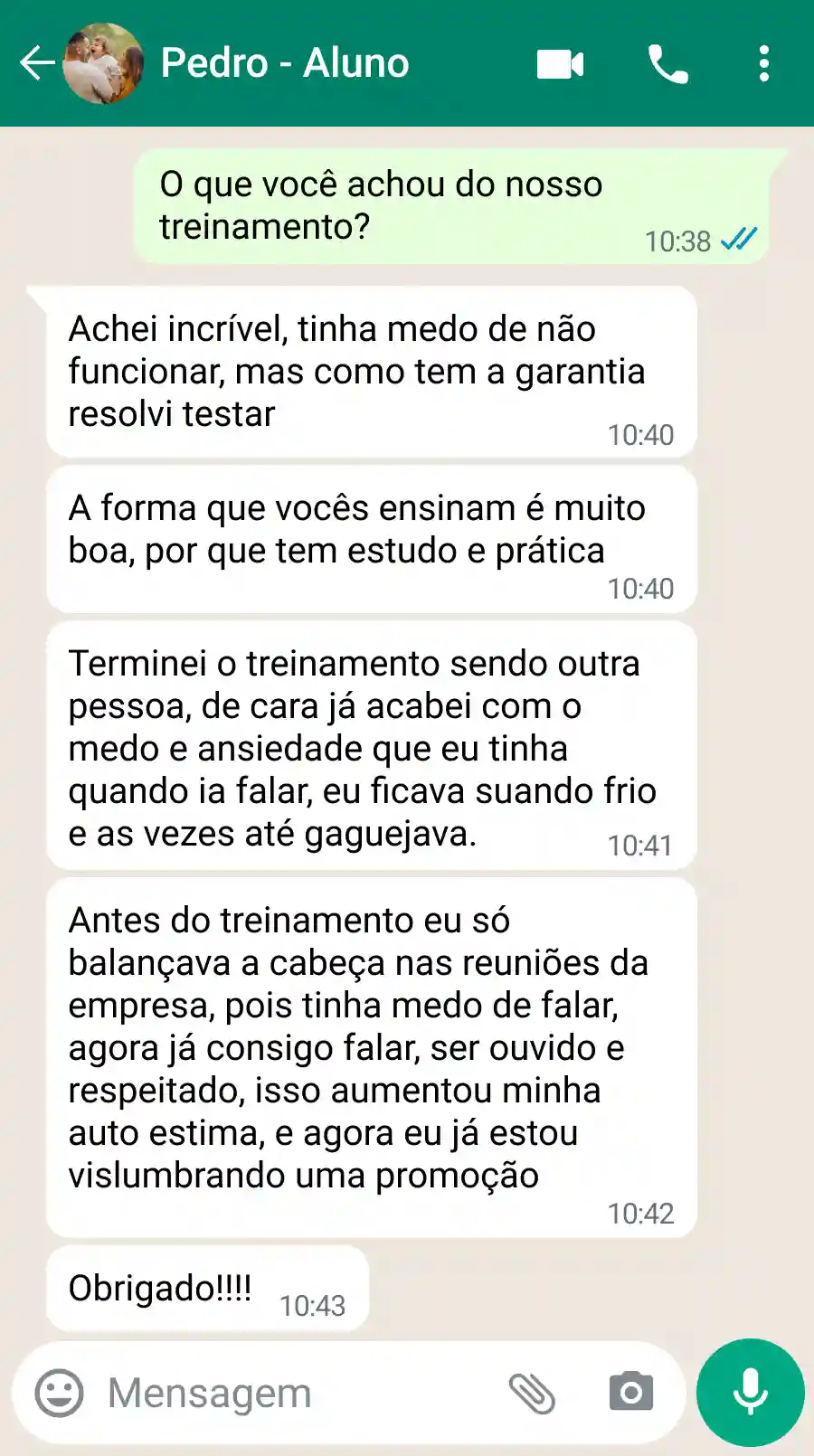Depoimento Pedro